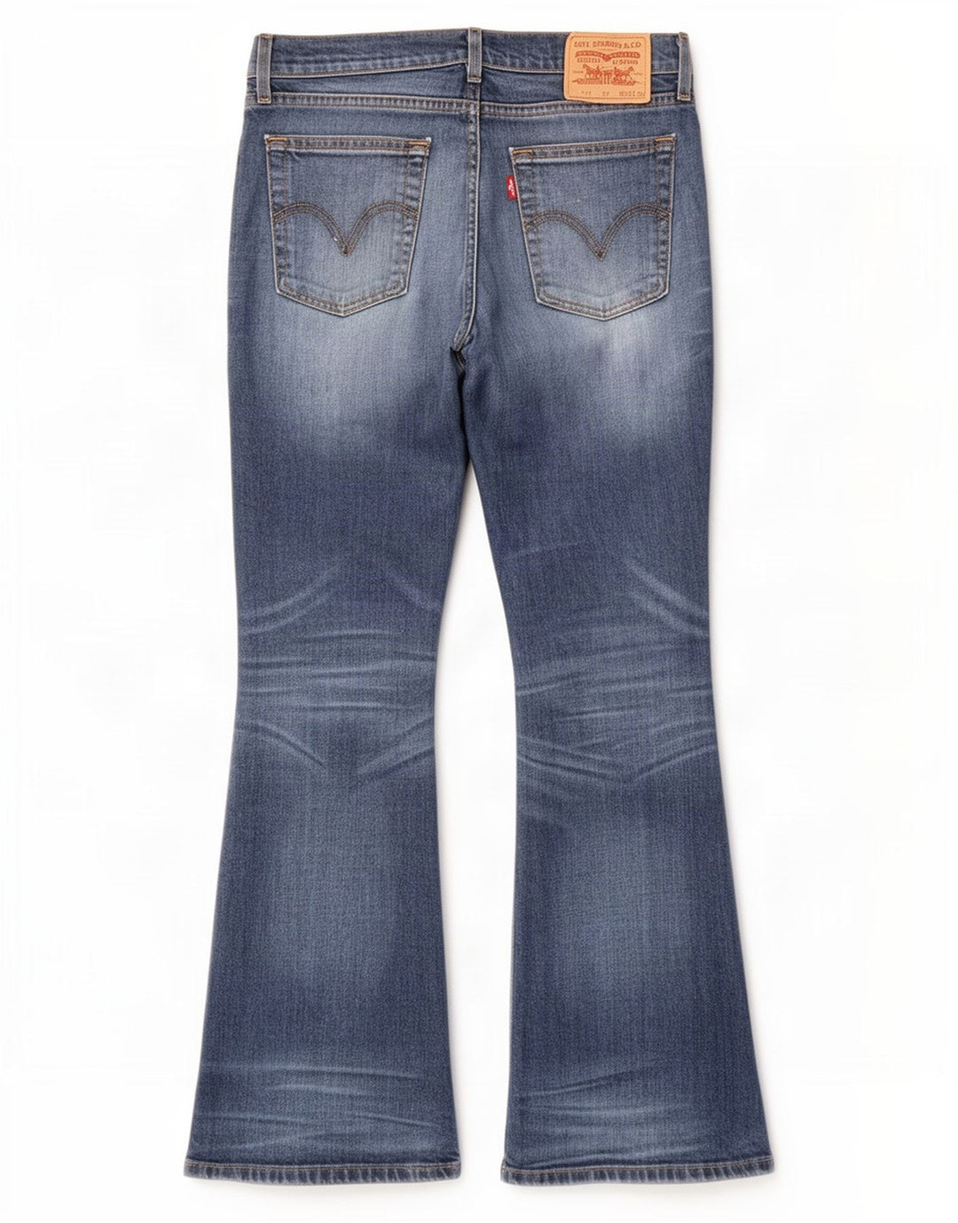 Męskie jeansy Levi's 529 Curvy Bootcut W32 L32 Niebieska bawełna