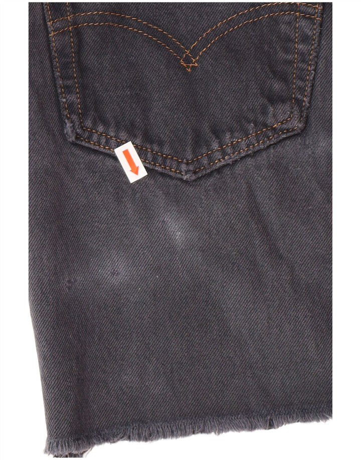 Damska spódnica dżinsowa LEVI'S W28 Średni szary