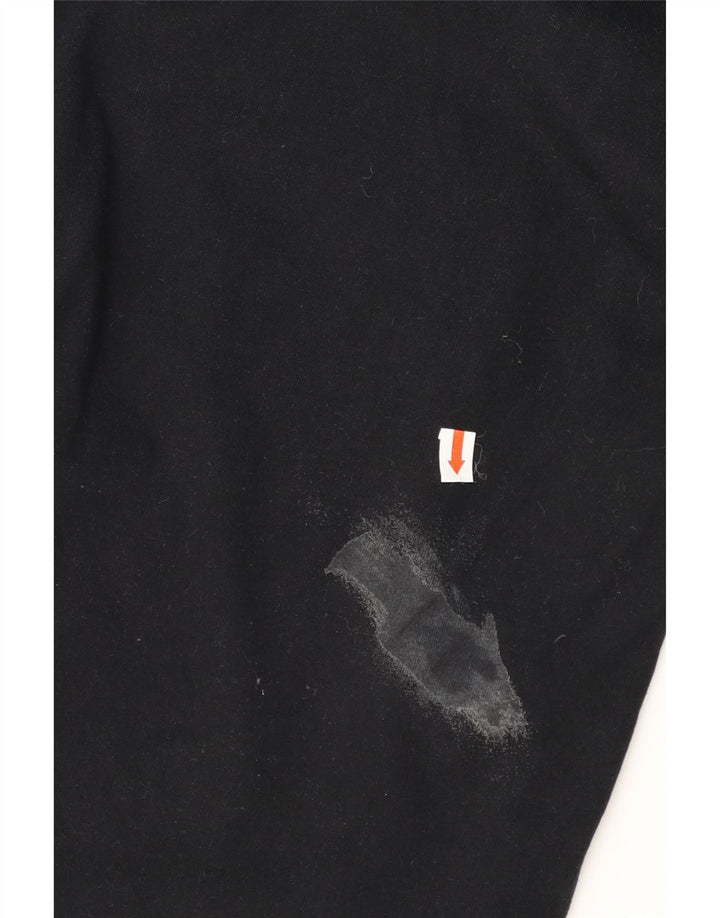 Męski T-shirt z grafiką Nike, średni czarny, bawełniany