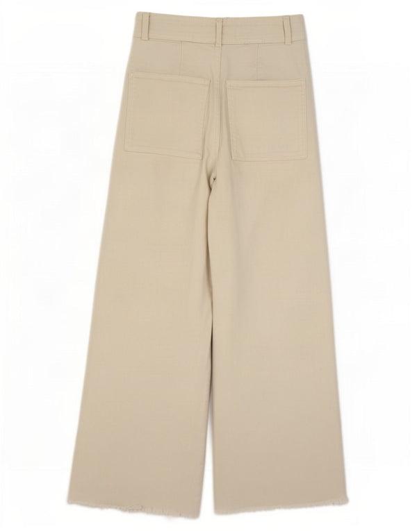 Damskie jeansy Zara The Marine z szerokimi nogawkami EU 32 2XS W22 L26 Off White