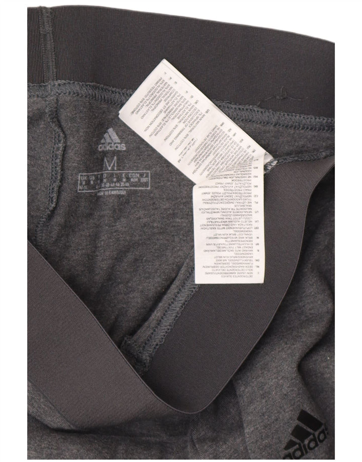 Legginsy damskie ADIDAS UK 12/14 Średnioszare, bawełniane