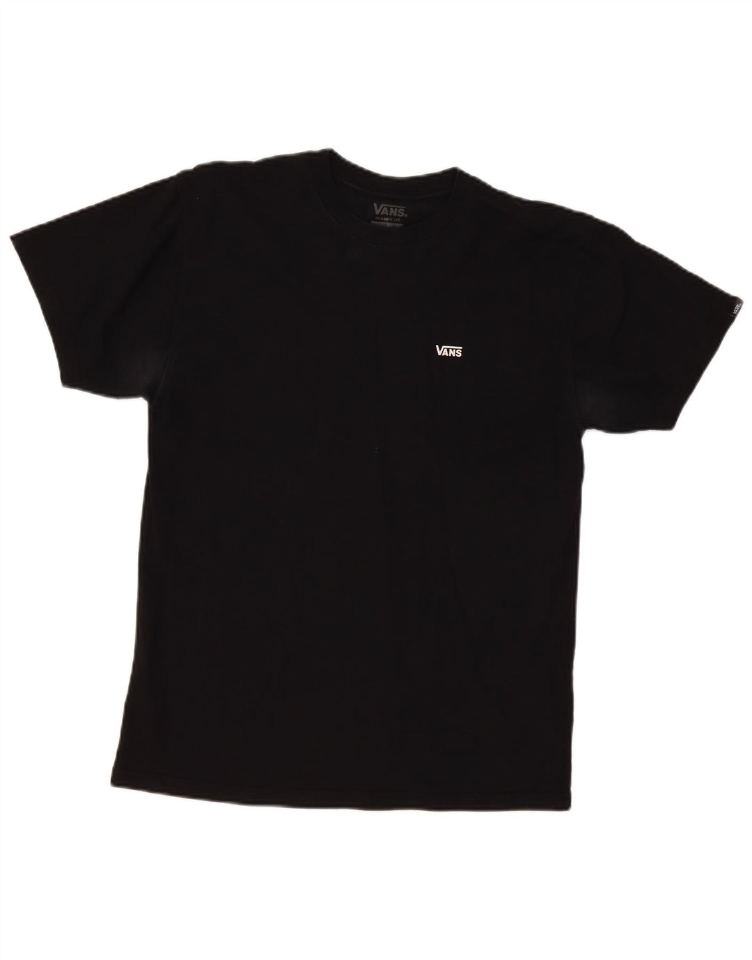 Męski T-shirt Vans o klasycznym kroju, średni czarny, bawełniany