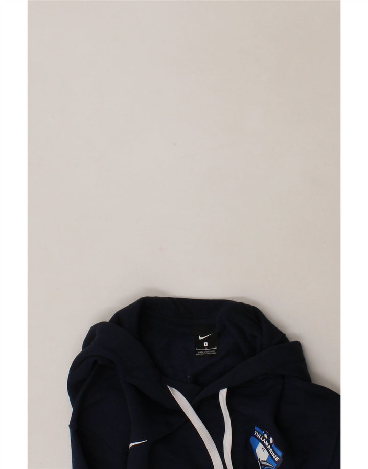 NIKE Mens Hoodie Jumper Large Navy Blue Cotton Vintage Nike and Second-Hand Nike from Messina Hembry 