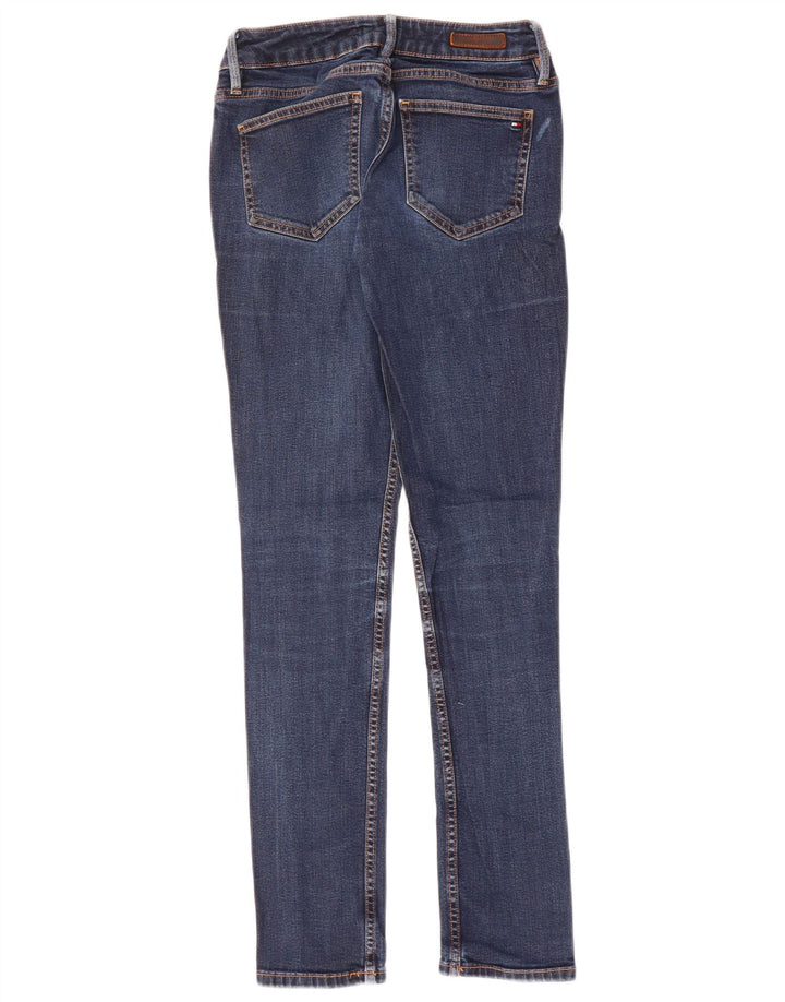 Damskie jeansy skinny TOMMY HILFIGER W25 L29 Granatowe, bawełniane