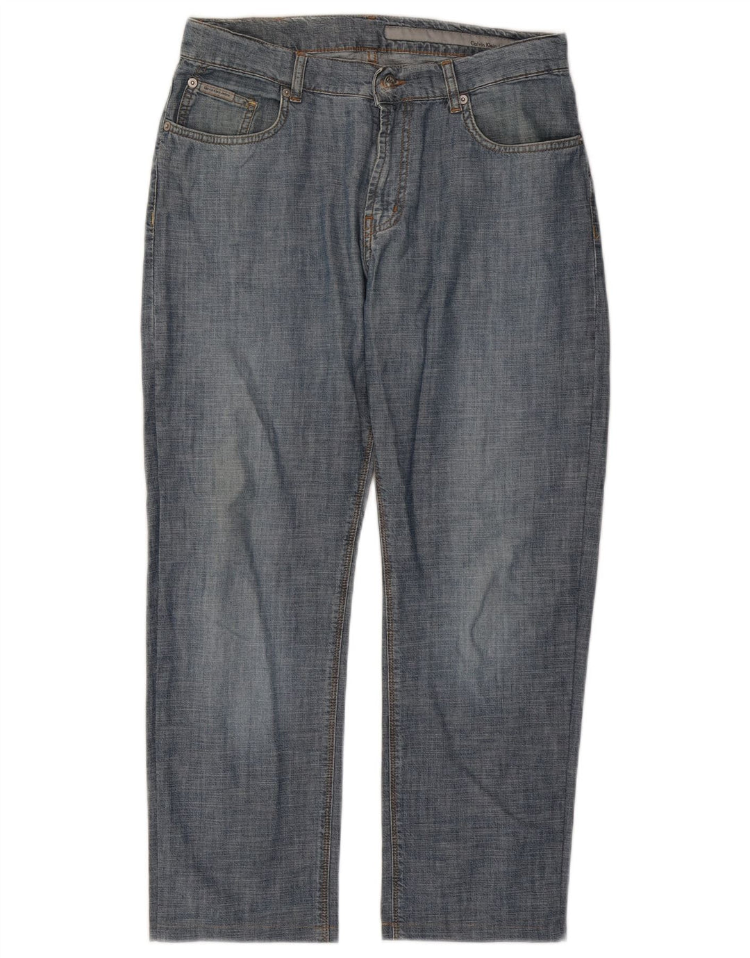 Damskie proste dżinsy Calvin Klein W32 L27 Niebieskie bawełniane