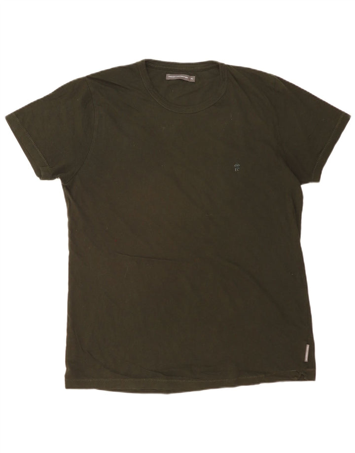T-shirt męski FRENCH CONNECTION Top XL, bawełniany khaki