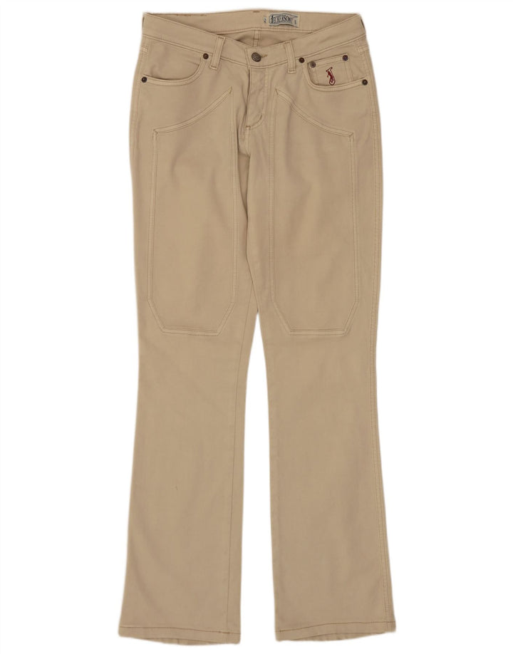 Jeansy damskie JECKERSON Bootcut W29 L31 Beżowa bawełna