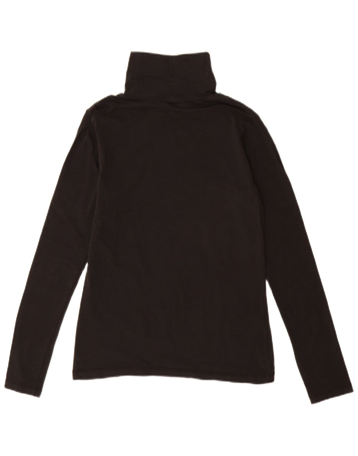 Damski top z długim rękawem TOMMY HILFIGER UK 14, duży, czarny