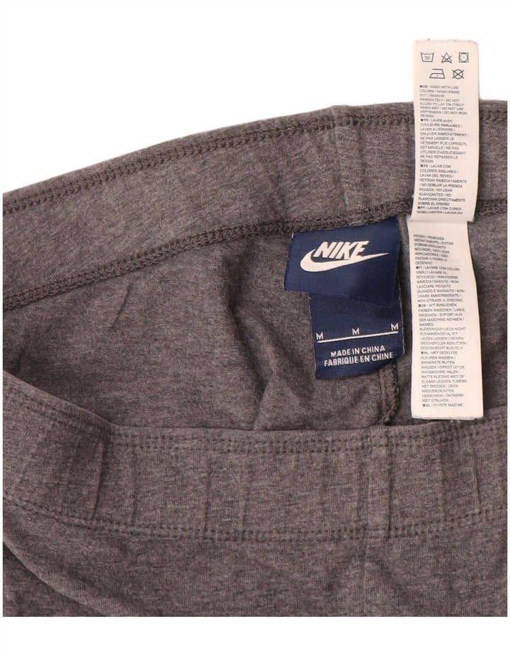 Damskie legginsy Nike Graphic UK 12, średnioszare, bawełniane