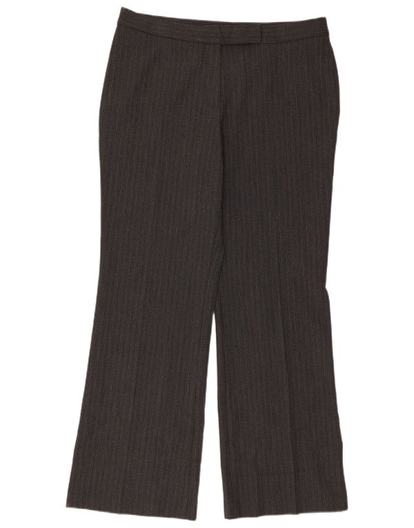 Damskie spodnie garniturowe Marks & Spencer UK 16 Large W34 L30 Szare paski