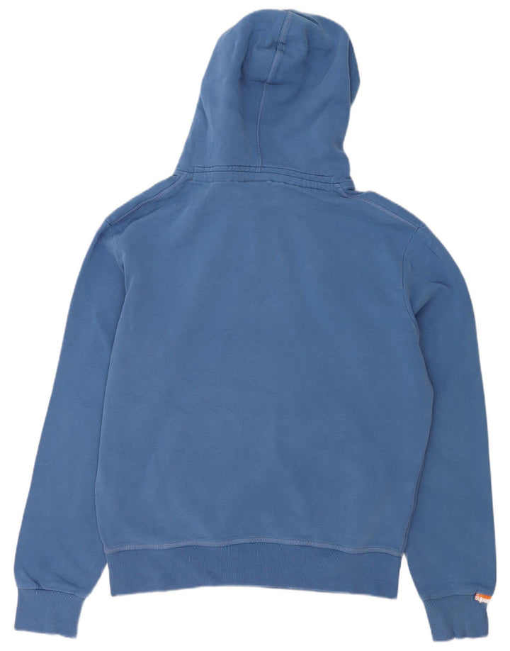 Męski sweter z kapturem Superdry 2XL, niebieski, bawełniany