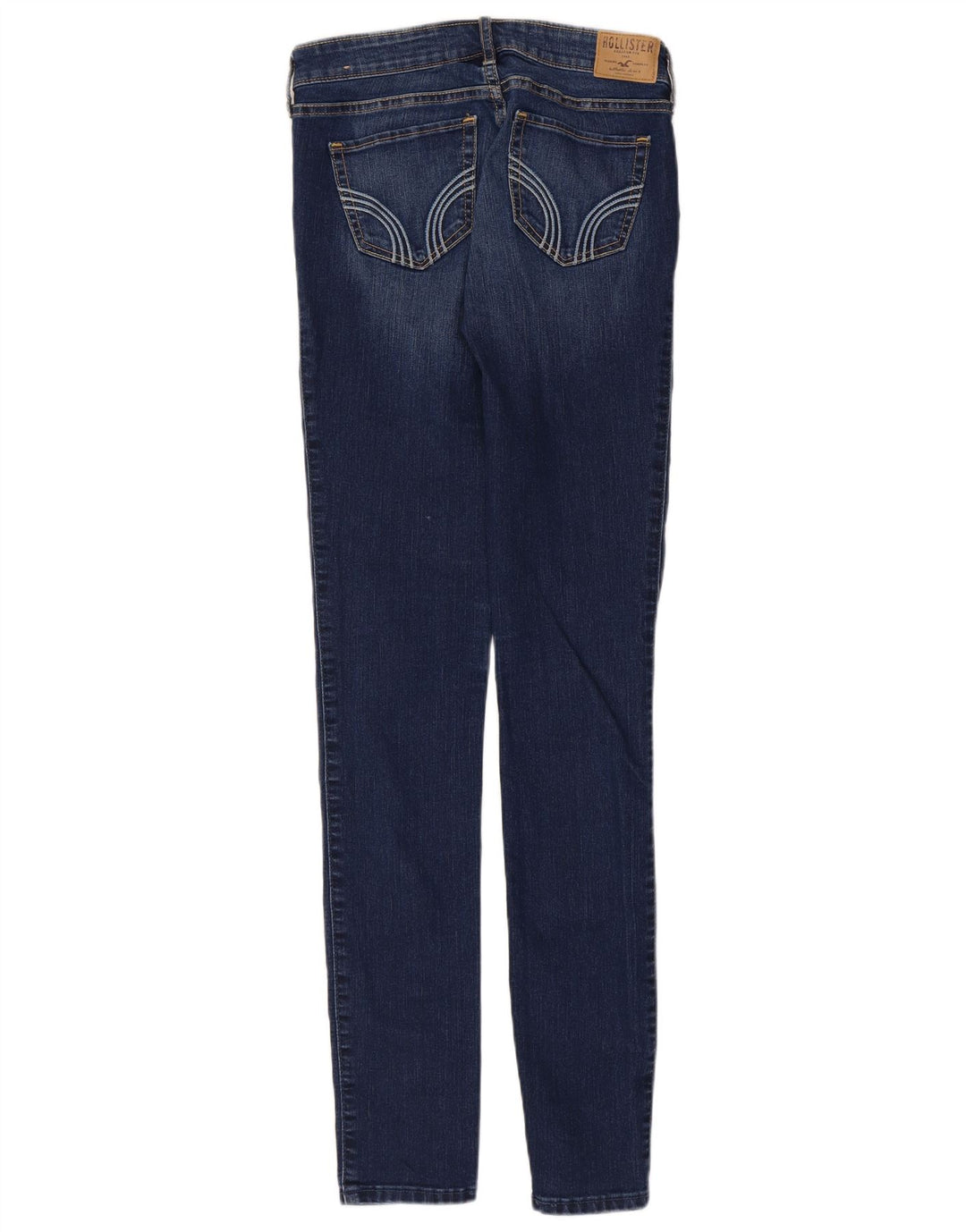 Damskie jeansy super obcisłe HOLLISTER W26 L33 Niebieskie bawełniane