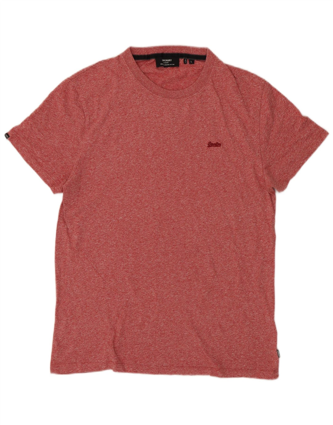 T-shirt męski SUPERDRY, duży, bawełniany w czerwone plamki