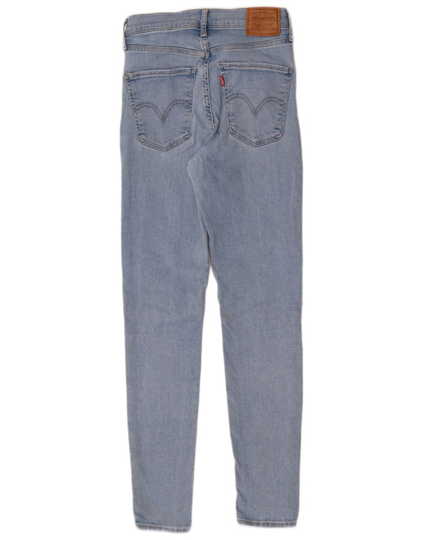 Damskie jeansy Levi's Mile High Super Skinny W27 L30 Niebieska bawełna