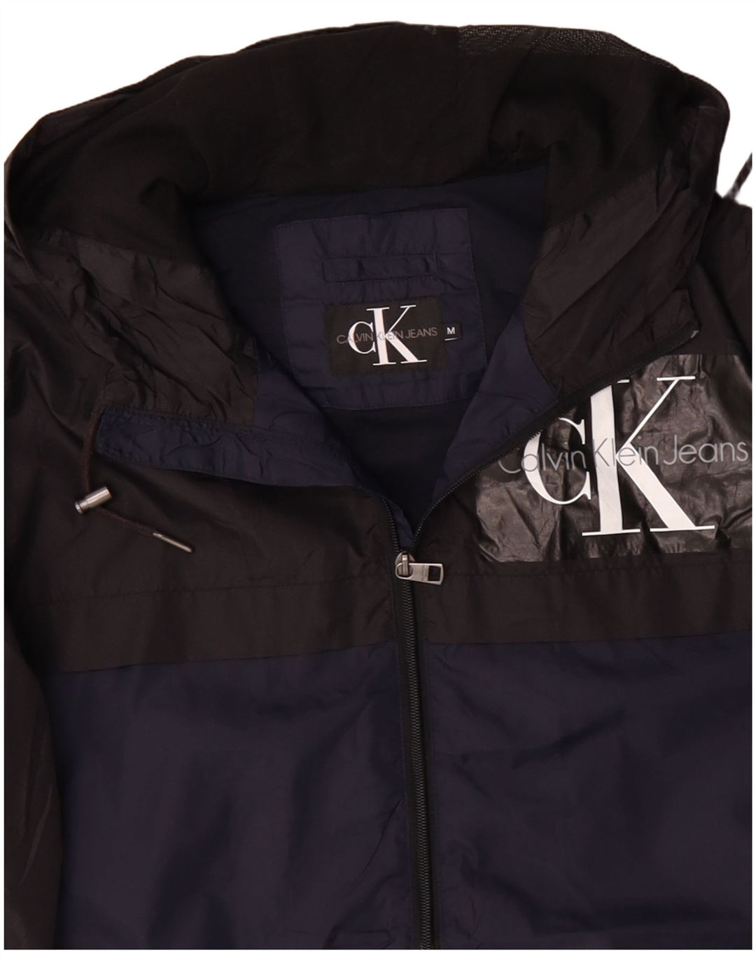 Męska kurtka przeciwdeszczowa CALVIN KLEIN JEANS UK 38 w kolorze średnioniebieskim