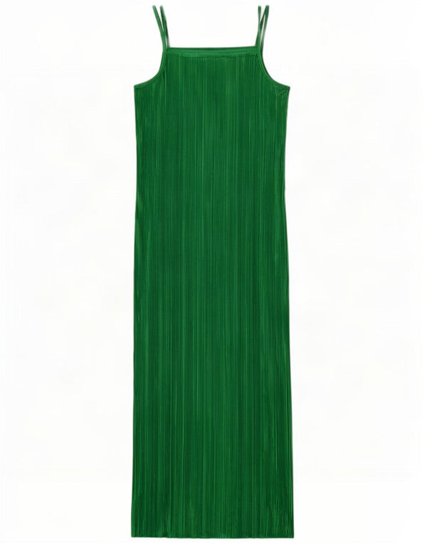 Urban Outfitters Damska sukienka maxi bez rękawów UK 4 XS Zielony poliester