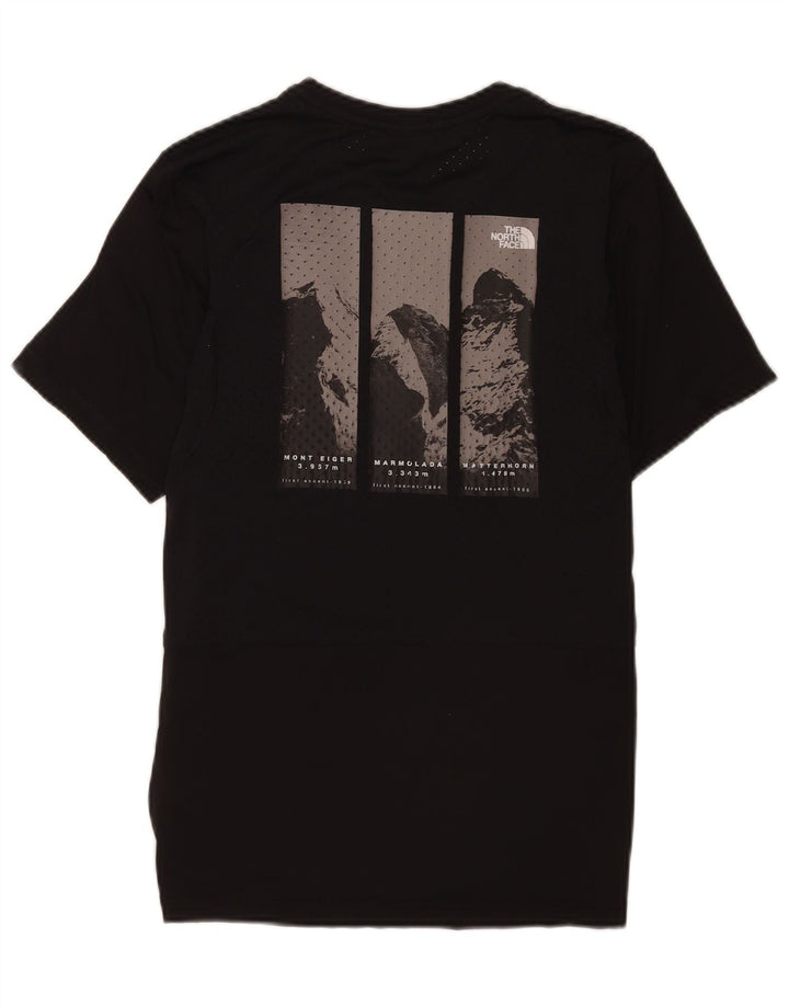 Męski T-shirt z grafiką The North Face, mały, czarny nylon