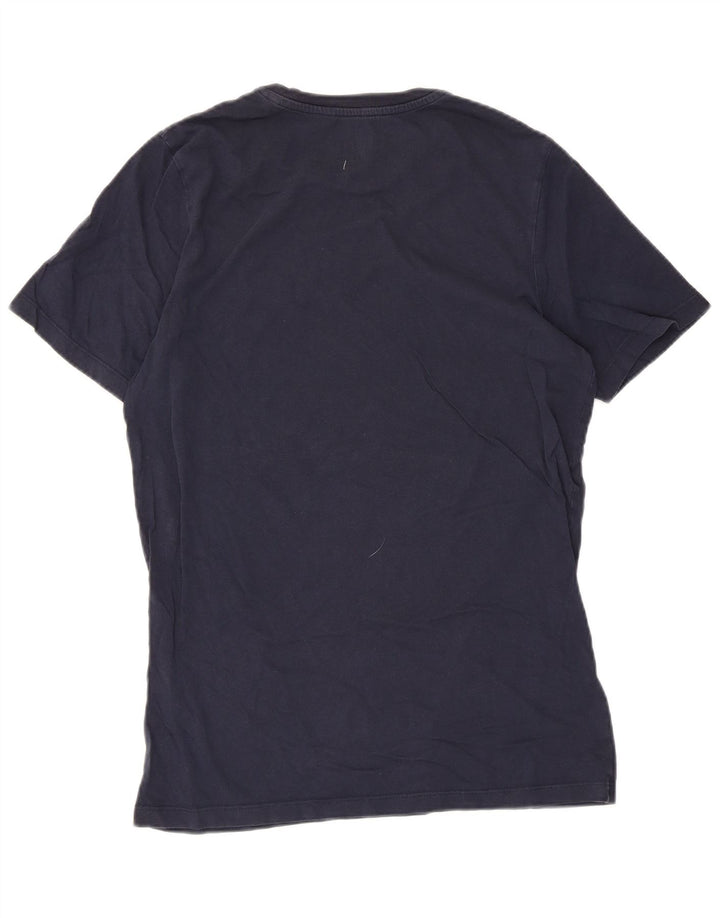 Męski T-shirt z grafiką Jack & Jones, duży, granatowy