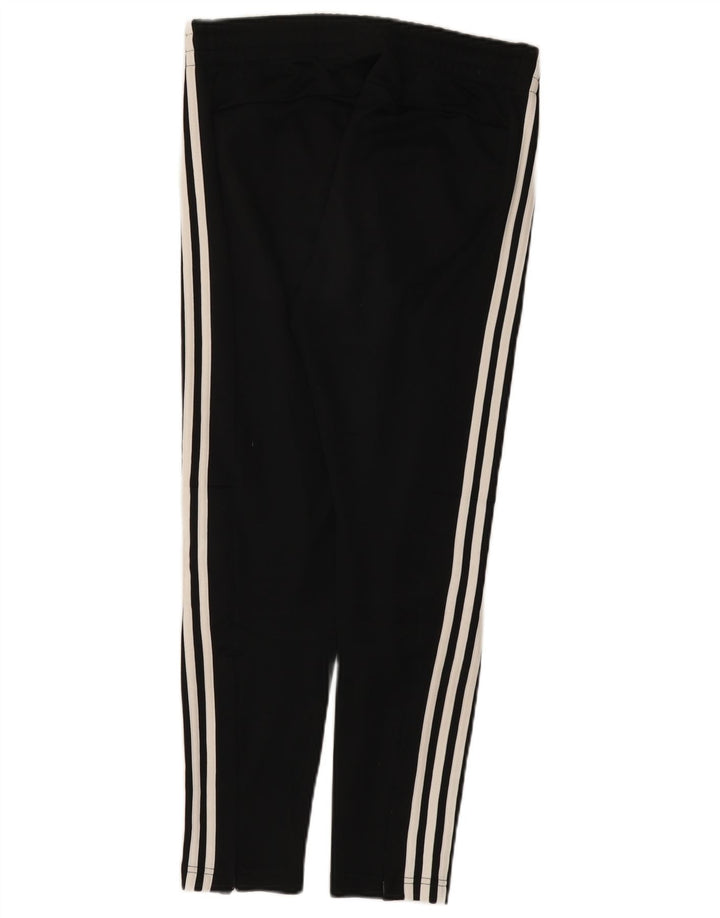 Damskie spodnie dresowe Adidas UK 10, małe, czarne, poliestrowe