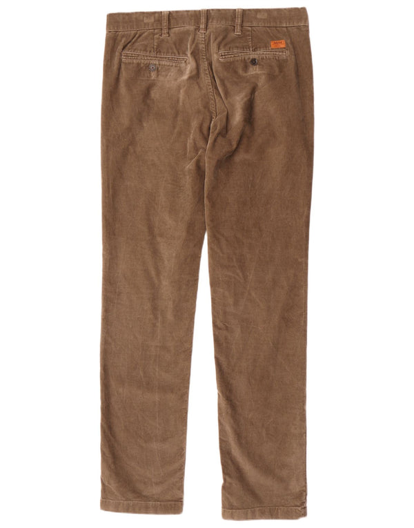 Męskie spodnie sztruksowe Timberland W34 L34 Brązowa bawełna