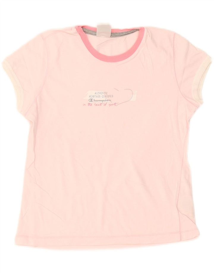 Koszulka damska Champion Heritage Classics Graphic Top UK 12 Średni róż