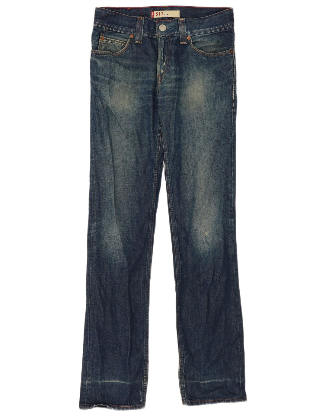 Damskie jeansy Levi's 511 Slim W30 L33 Niebieskie