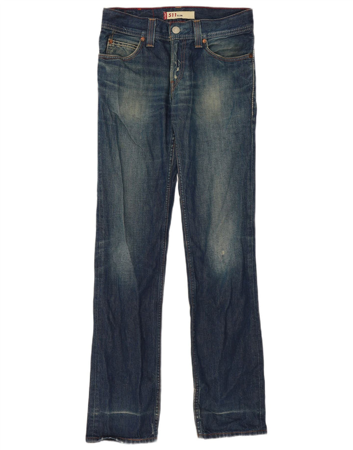 Damskie jeansy Levi's 511 Slim W30 L33 Niebieskie