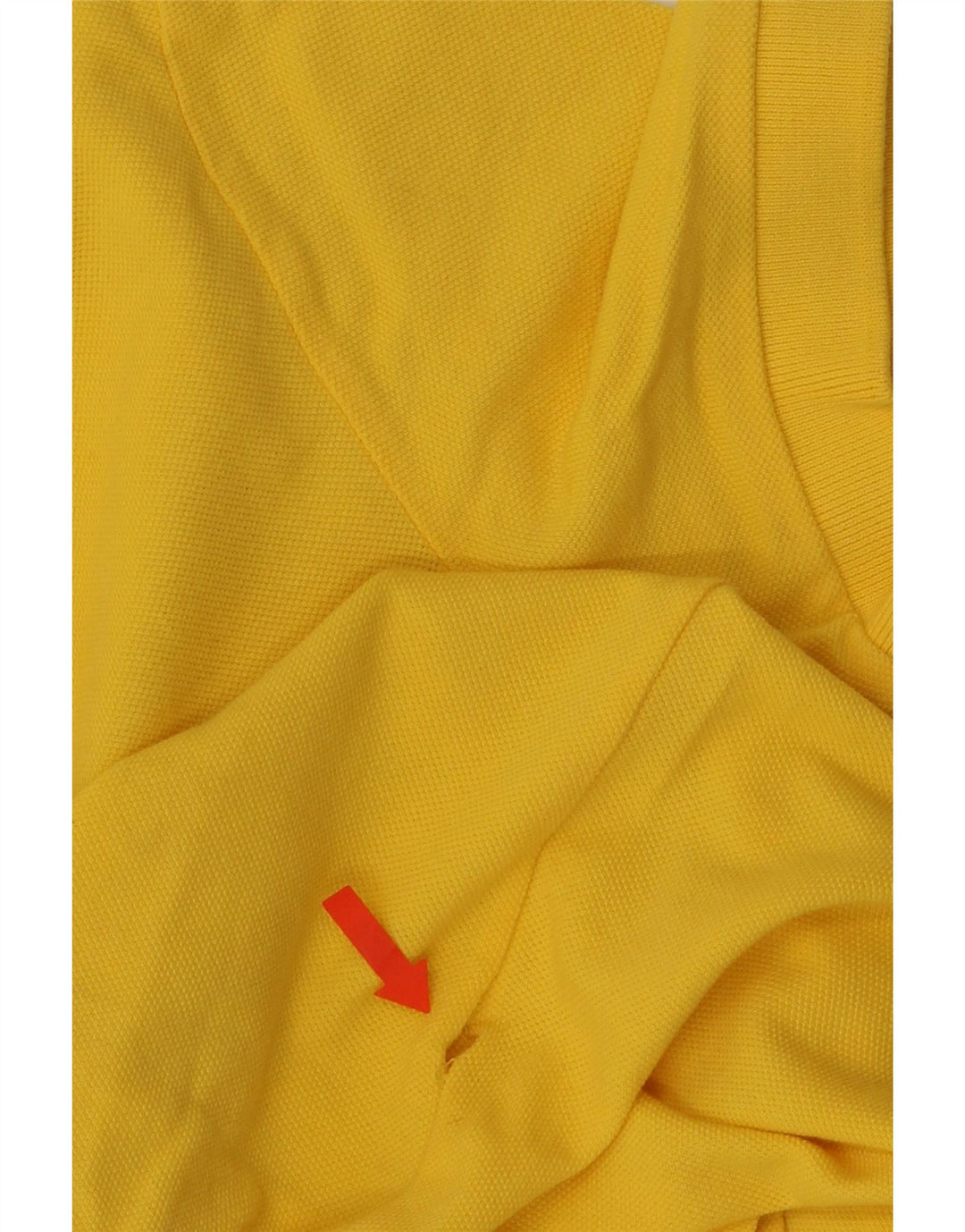 Męska koszulka polo Benetton, mała, żółta