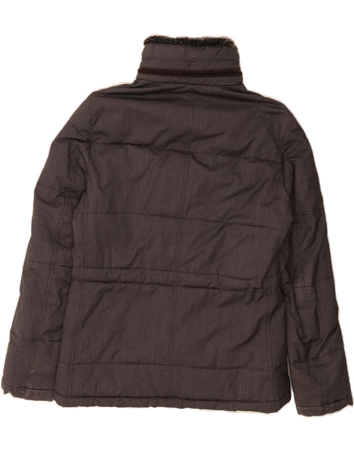 ZARA Mens Windbreaker Jacket UK 40 Large Grey Polyester Vintage Zara and Second-Hand Zara from Messina Hembry 