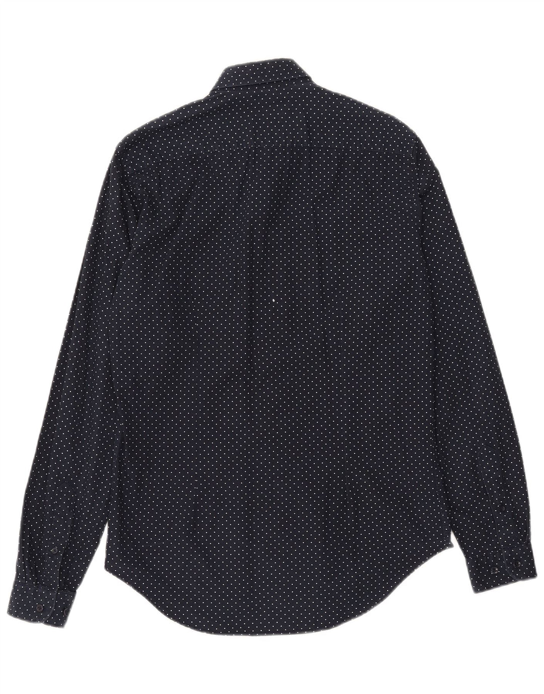 Koszula męska ZARA Slim Fit, średnia, granatowa, geometryczna