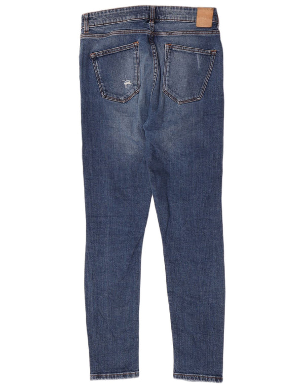 Damskie jeansy skinny Zara EU 40 Medium W30 L27 Niebieskie bawełniane
