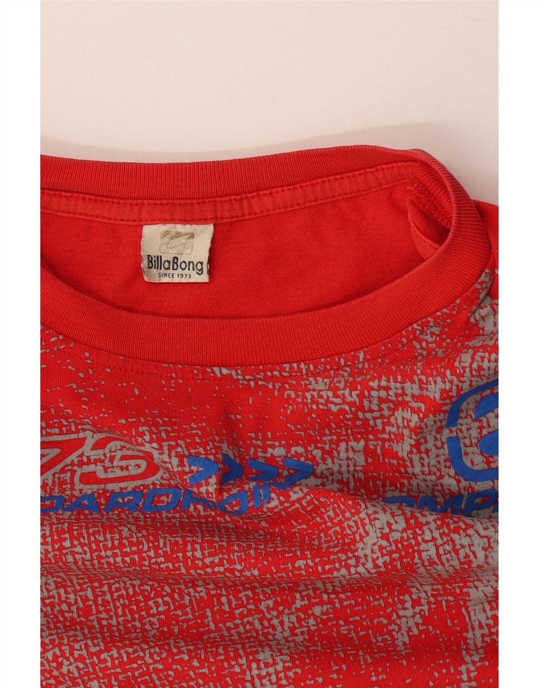 Męski T-shirt z grafiką Billabong, XL, czerwony