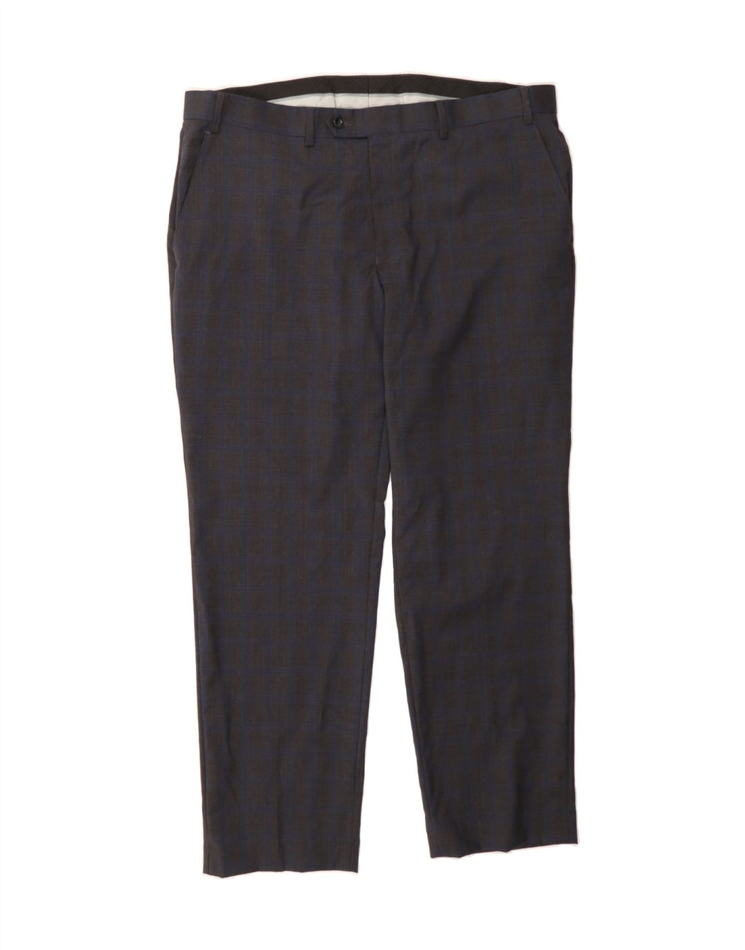 MICHAEL KORS Mens Slim Suit Trousers W38 L30 Black Check Wool Vintage Michael Kors and Second-Hand Michael Kors from Messina Hembry 