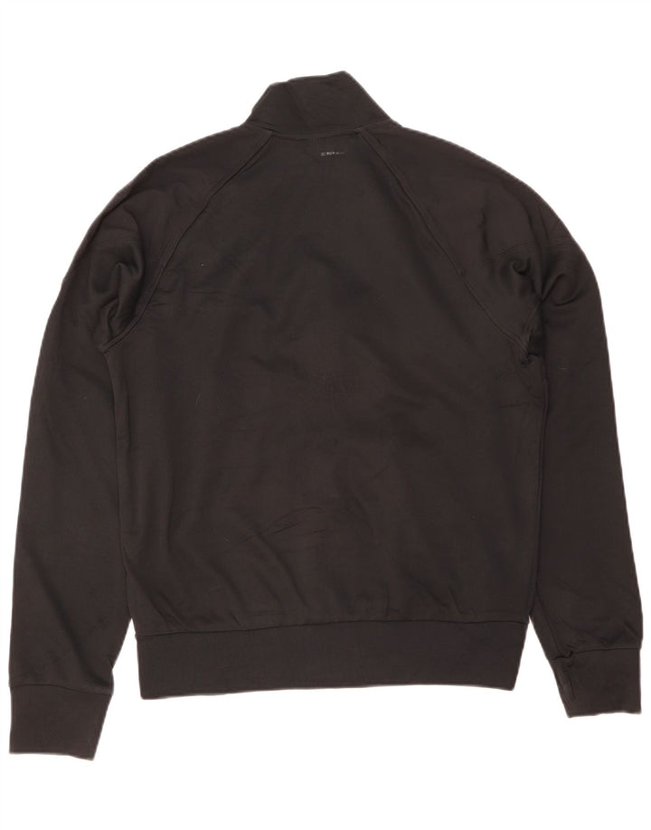 Męska bluza dresowa NIKE Dri Fit Graphic, mała, czarna, poliestrowa