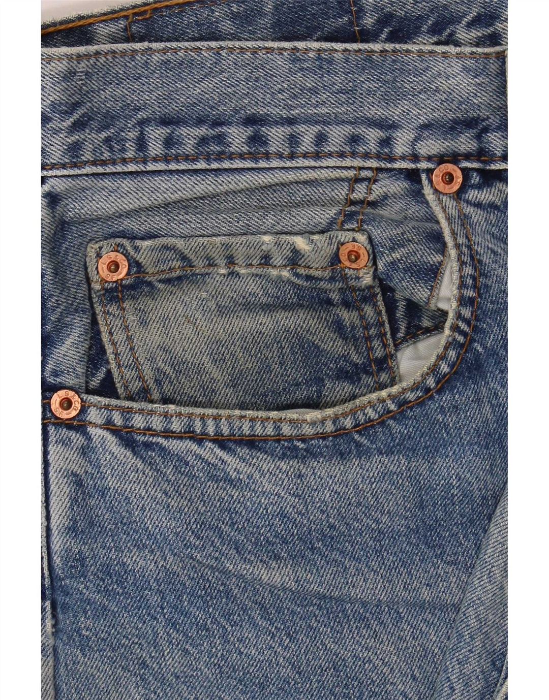 Męskie dżinsy Levi's w trudnej sytuacji W36 L32 Niebieska bawełna