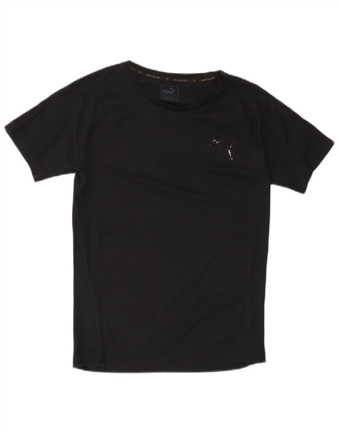 T-shirt męski Puma, mały, czarny, bawełniany