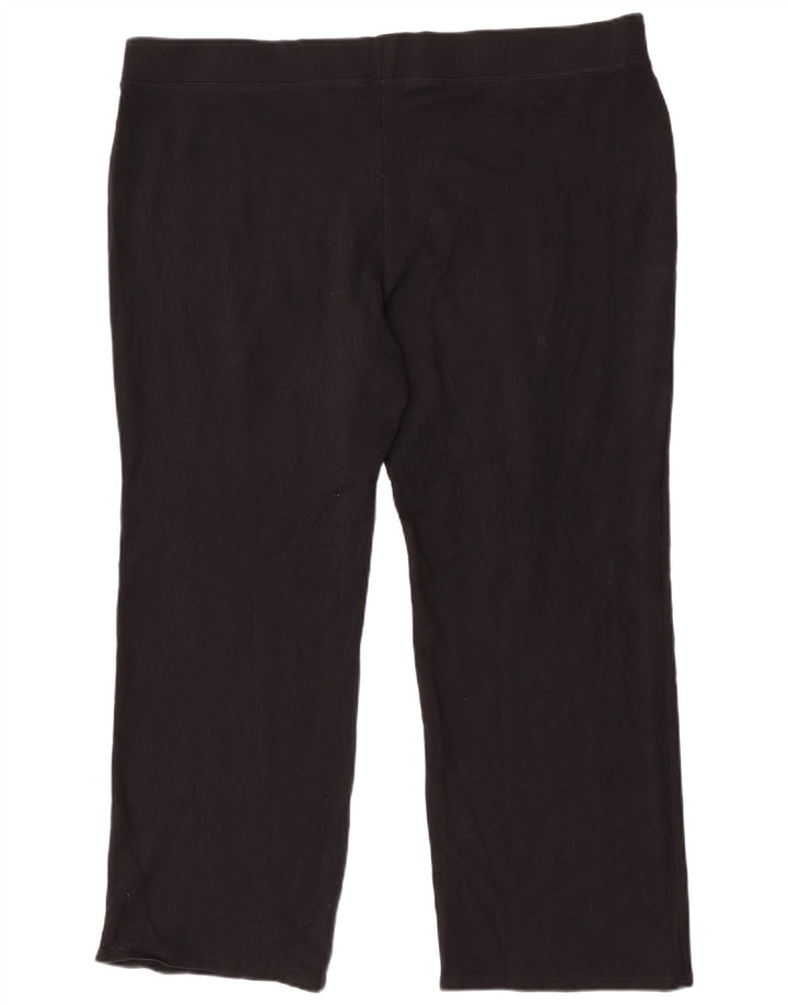 Legginsy damskie Marks & Spencer UK 24 4XL, czarne, bawełniane