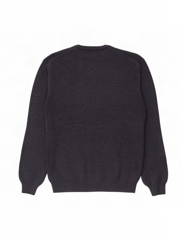Marks & Spencer Męski sweter z okrągłym dekoltem 2XL Granatowy poliamid