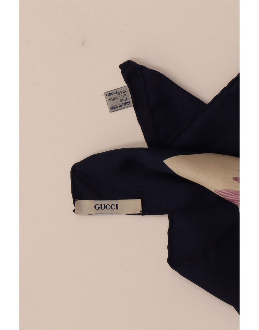 Gucci Damski graficzny kwadratowy szalik w jednym rozmiarze, wielokolorowy, kwiatowy projektant