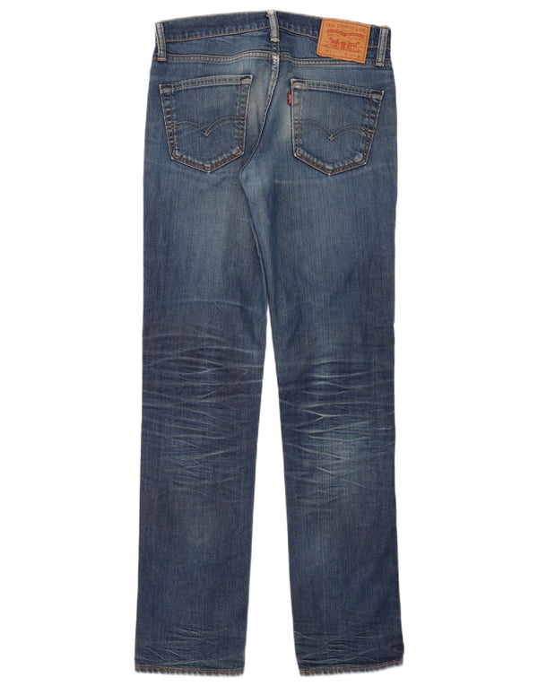 Damskie jeansy Levi's 511 Slim W30 L34 Niebieska bawełna