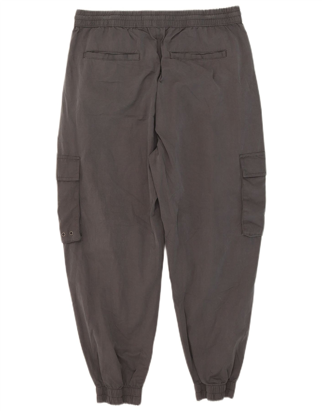 Męskie spodnie cargo Zara Crop Joggers Large W32 L24 Szary poliester