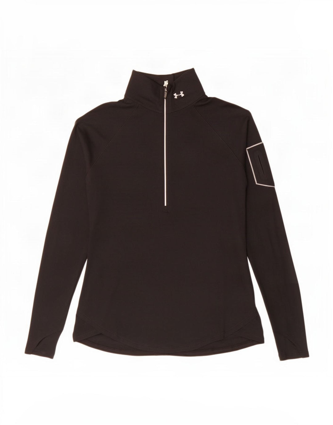 Damski dres Under Armour z zamkiem błyskawicznym na szyi, UK 14, duży, czarny