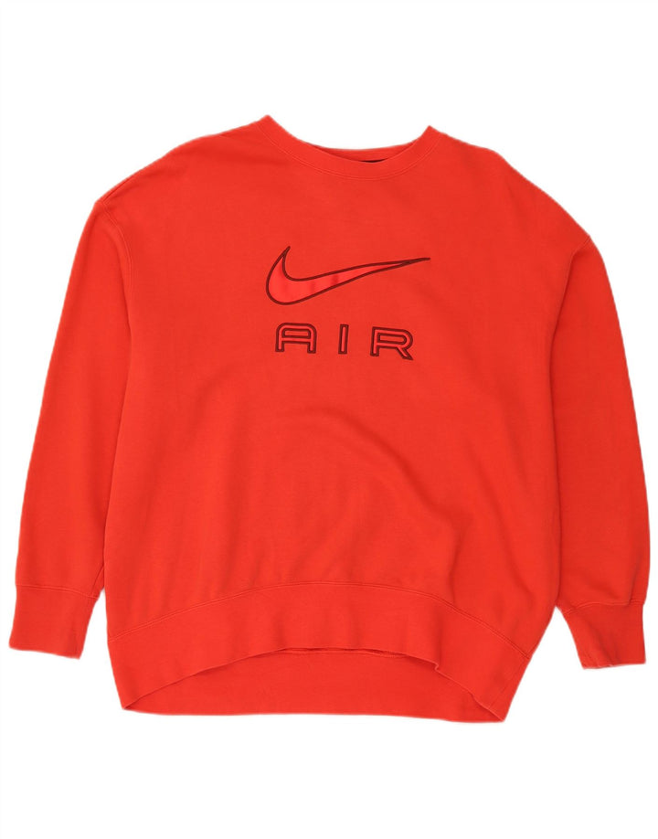 Męska bluza dresowa Nike Graphic o luźnym kroju, średnio czerwona, bawełniana