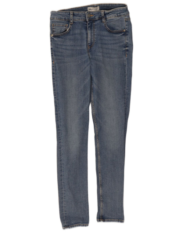 Zara Womens Skinny Jeans EU 38 Small W28 L27 Blue Cotton