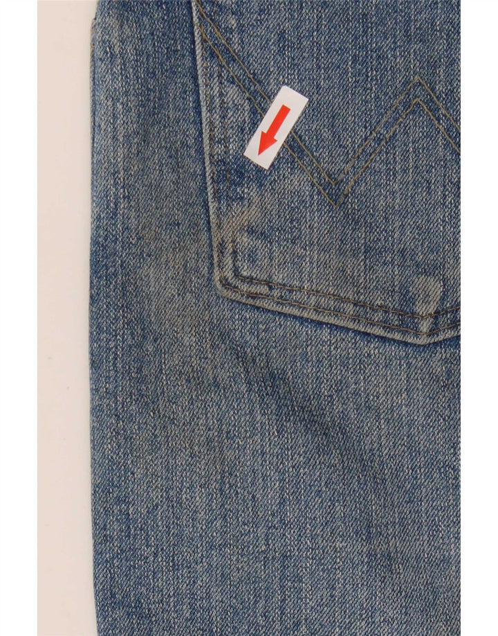 Wrangler Męskie proste dżinsy W36 L30 Niebieskie bawełniane