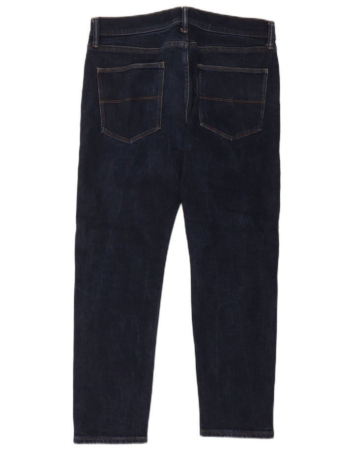 Marks & Spencer Damskie jeansy slim W32 L29 Granatowe, bawełniane