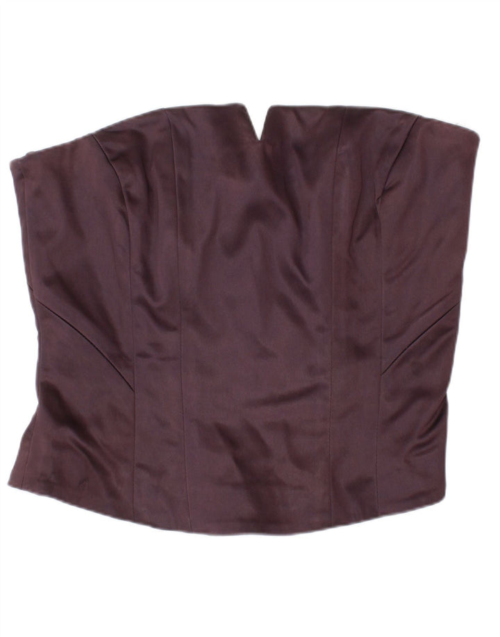 Damski top gorsetowy COAST UK 12, średni fioletowy octan