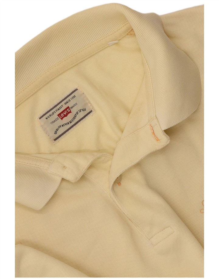 Męska koszulka polo Levi's, średniożółta
