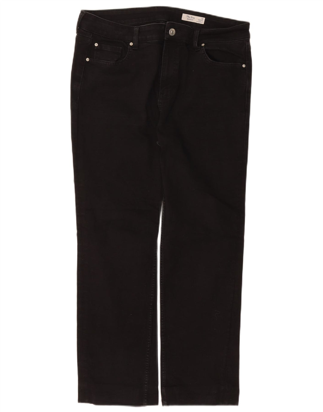 Marks & Spencer Damskie Eva Regular Bootcut Jeansy UK 18 XL W36 L27 Czarne