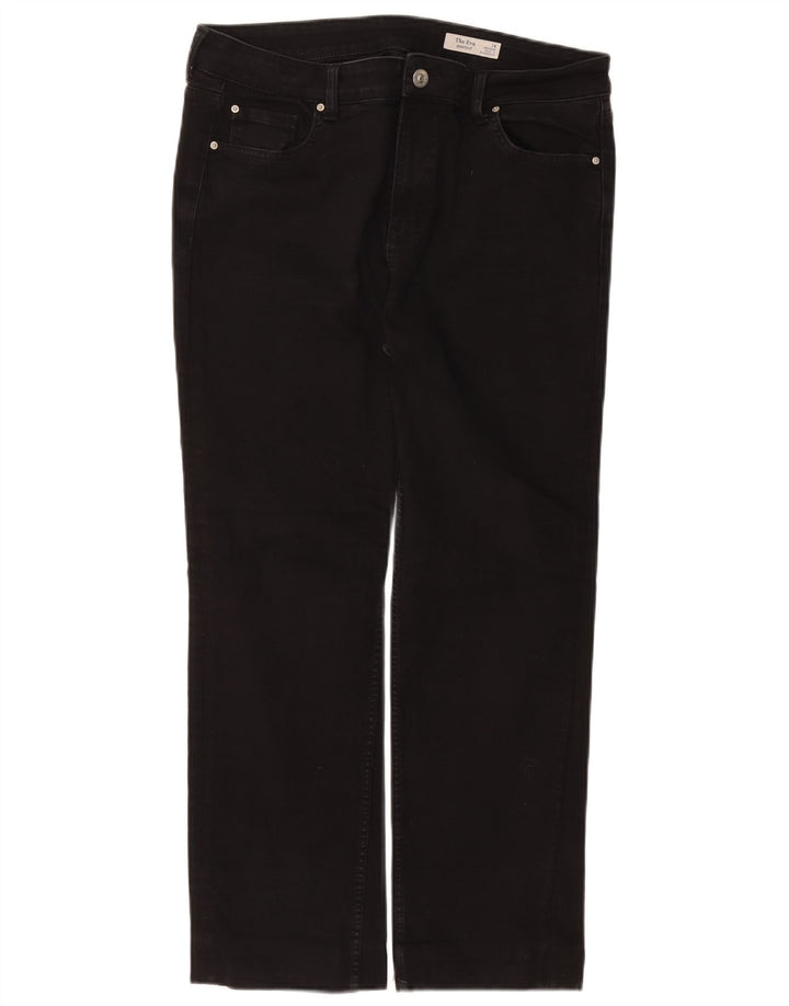 Marks & Spencer Damskie Eva Regular Bootcut Jeansy UK 18 XL W36 L27 Czarne